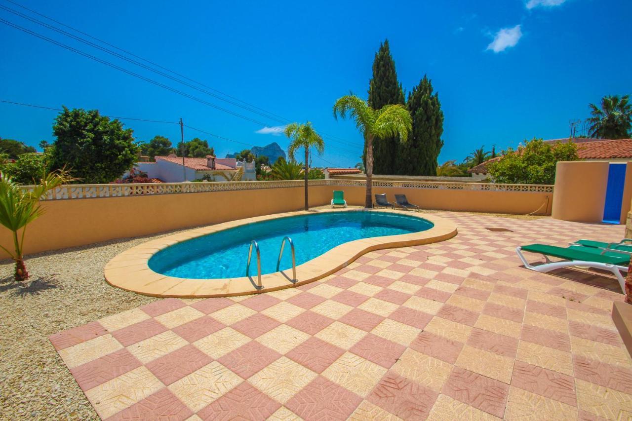 Cometa-86 - Villa With Private Pool Close To The Beach In Calpe Empedrola Экстерьер фото